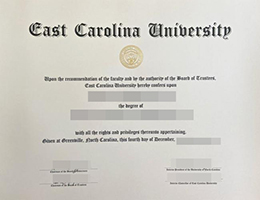 东卡罗来纳大学学位办理，East Carolina University diploma maker