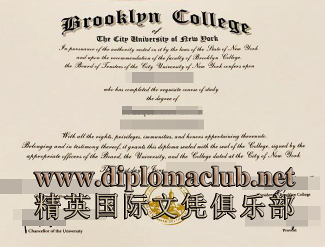 布鲁克林学院毕业证