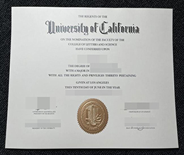 加利福尼亚大学洛杉矶分校毕业证, University of California, Los Angeles Diploma