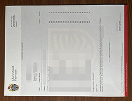 订购查尔斯特大学成绩单, Charles Sturt University transcript copy