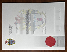 查尔斯特大学毕业证在线办理，fake Charles Sturt University degree