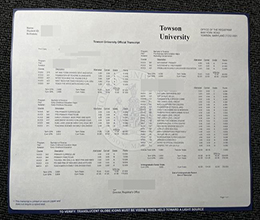 陶森大学成绩单, Towson University transcript online