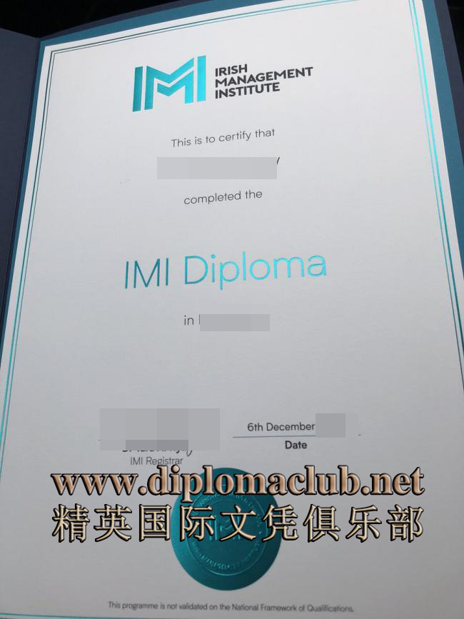 爱尔兰管理学院证书