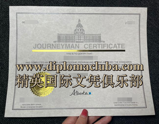 阿尔伯塔技工证书