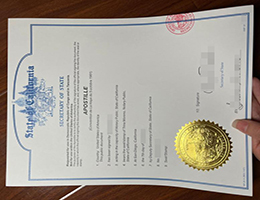 订购加利福尼亚州海牙认证, buy California Apostille Certificates