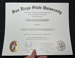 圣地亚哥州立大学毕业证, San Diego State University Diploma