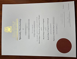 格拉斯哥皇家内科医师学院证书, RCPSG diploma certificate