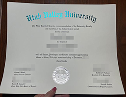 犹他谷州立大学文凭, Utah Valley University Degree