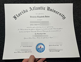 佛罗里达大西洋大学毕业证, Florida Atlantic University Degree