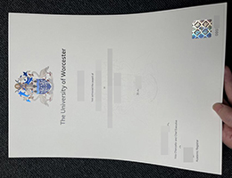 伍斯特大学文凭, University of Worcester Degree Certificate