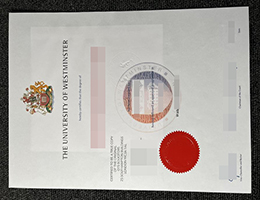 威斯敏斯特大学文凭, University of Westminster Diploma Certificate