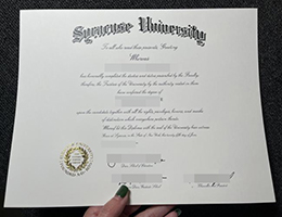 雪城大学文凭, Syracuse University Degree Certificate