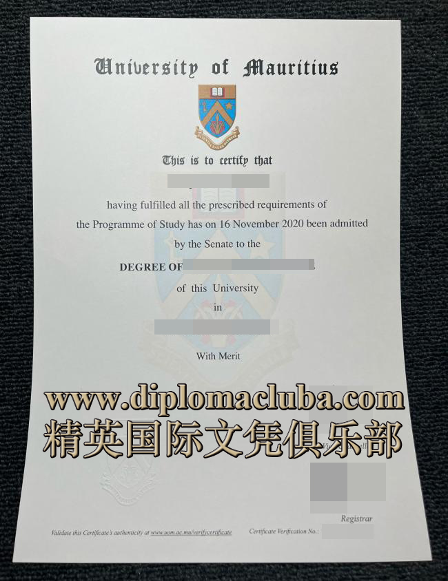 毛里求斯大学文凭