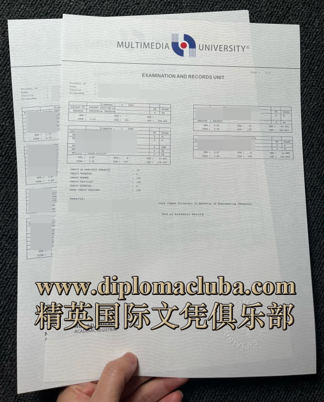 多媒体大学成绩单