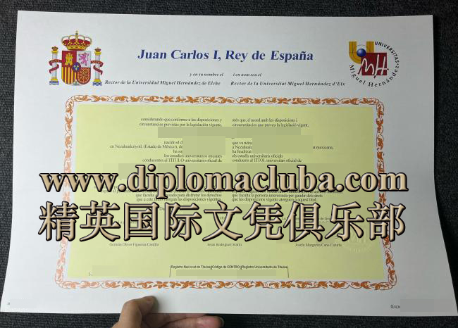 米格尔·埃尔南德斯·德埃尔切大学文凭