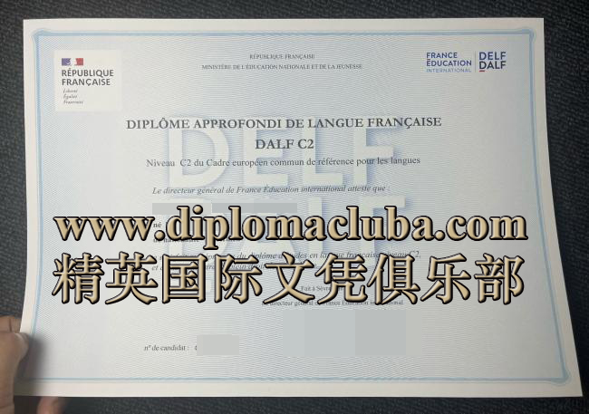 DALF C2证书