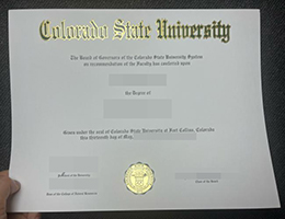 科罗拉多州立大学毕业证, Colorado State University Degree