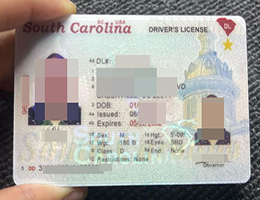 购买美国南卡罗来纳州驾照 | 如何订购南卡罗来纳州驾驶执照? | 一比一复刻南卡罗来纳州驾照