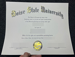 博伊西州立大学文凭, Boise State University Degree Certificate