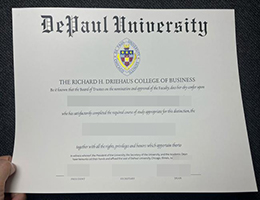 补办美国德保罗大学毕业证 | 一比一原版复刻德保罗大学 | 哪里可以办理DPU学位证书?