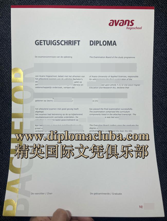 艾文思应用科学大学文凭
