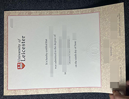 莱斯特大学毕业证, University of Leicester Degree Certificate