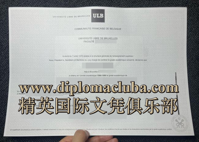 布鲁塞尔自由大学学历