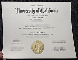 加州大学圣巴巴拉分校文凭，UCSB degree certificate online