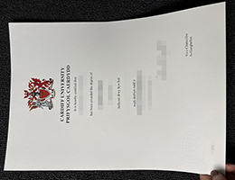 卡迪夫大学文凭，Cardiff University Diploma Certificate