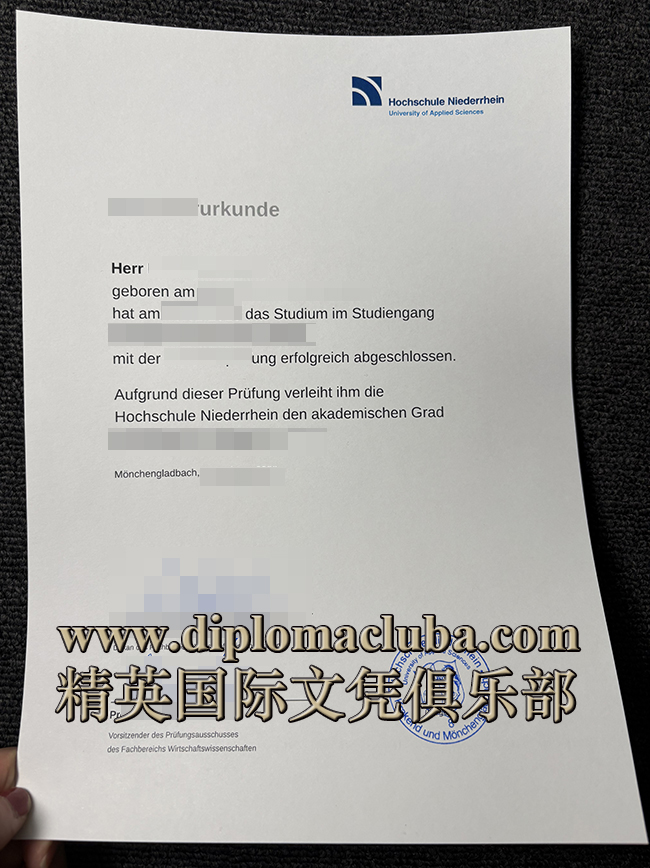 下莱茵应用技术大学文凭