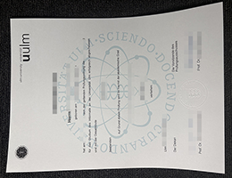 乌尔姆大学毕业证，Ulm University diploma certificate