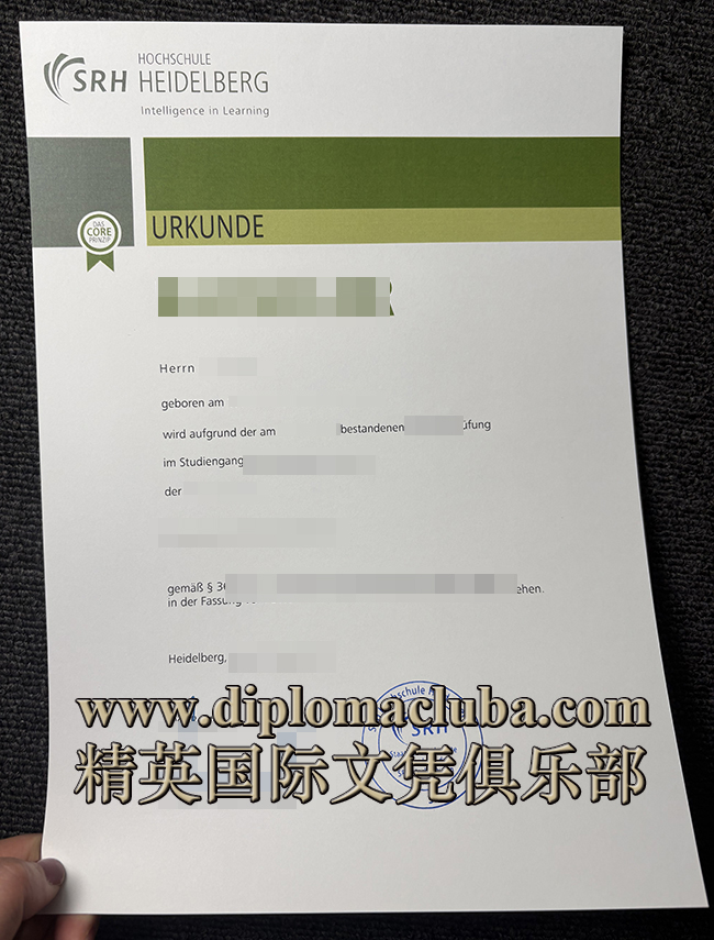 海德堡SRH应用技术大学文凭