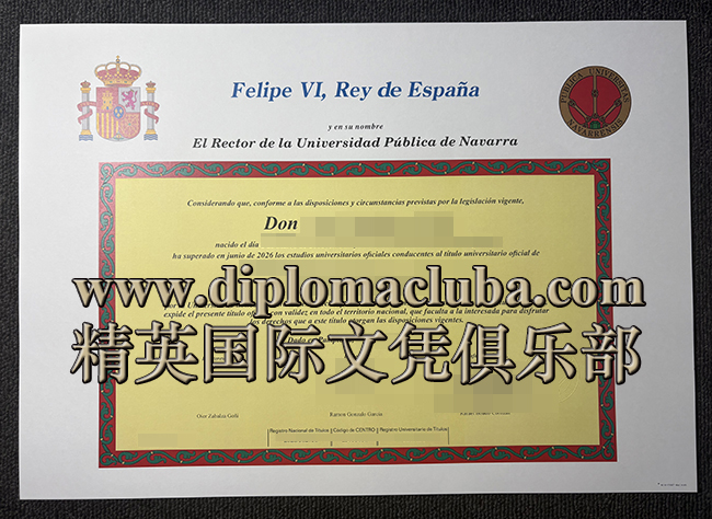 纳瓦拉公立大学文凭