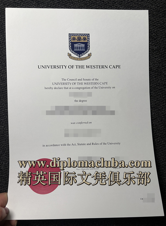 西开普大学文凭