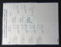 黎巴嫩国际大学成绩单，LIU Transcript With Good Scores