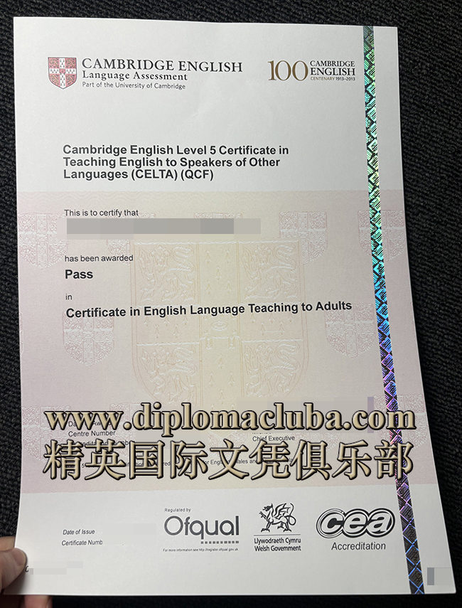剑桥大学英语教学证书