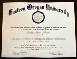 东俄勒冈大学文凭，Eastern Oregon University Diploma