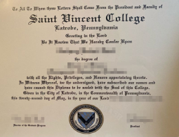 圣文森特学院文凭，Saint Vincent College diploma