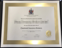 特许保险学会证书，Chartered Insurance Institute certificate