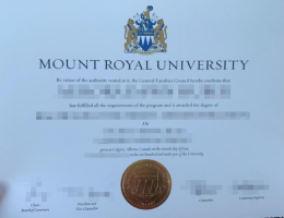 皇家山大学文凭，Mount Royal University Degree Certificate