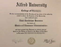 阿尔弗雷德大学文凭，Alfred University Diploma